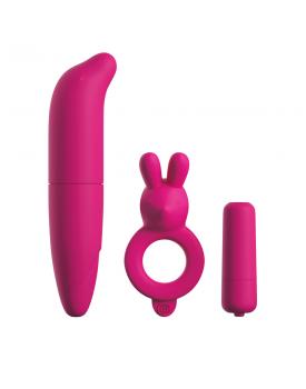 Classix Couples Vibrating Starter Kit Pink